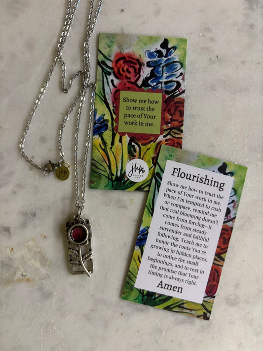 "Flourishing" – A jhp, Prayer Art Signature Original Necklace (4)