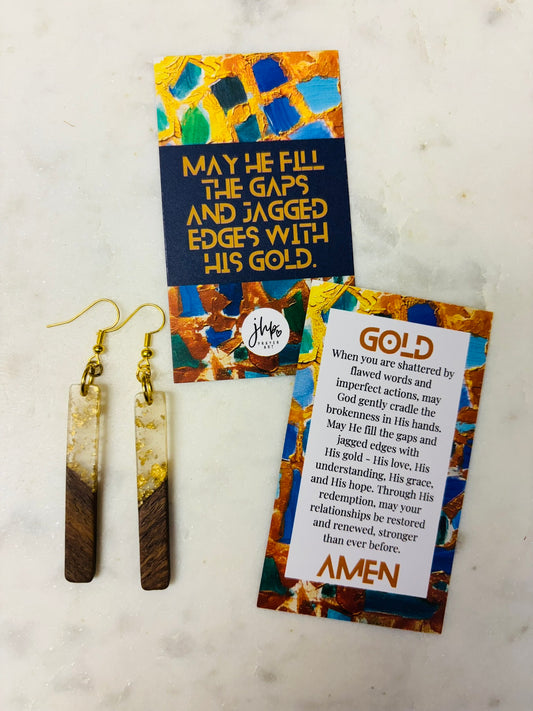 Gold Prayer Earrings (2)