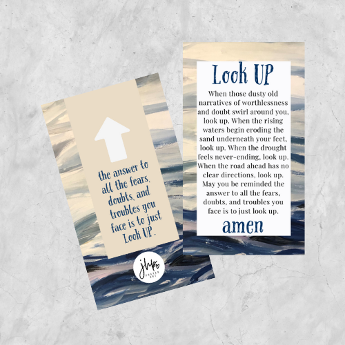 Look Up Prayer Card