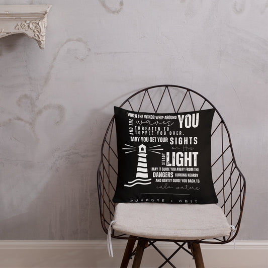 Lighthouse Throw Pillow