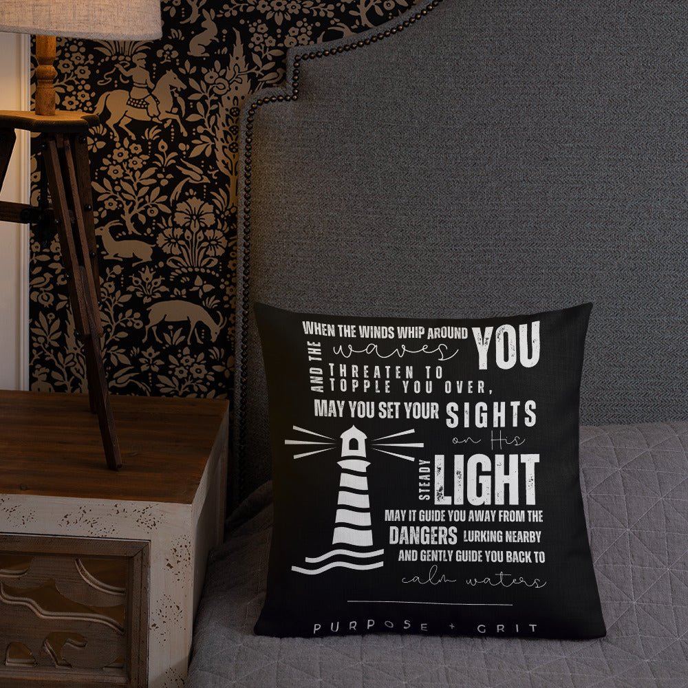 Lighthouse Throw Pillow