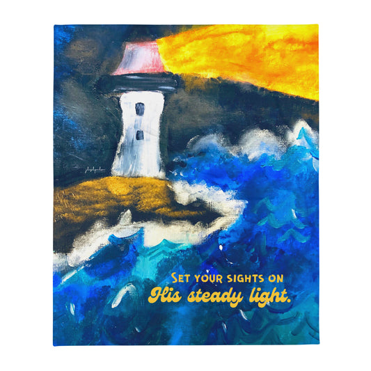Lighthouse Throw Blanket
