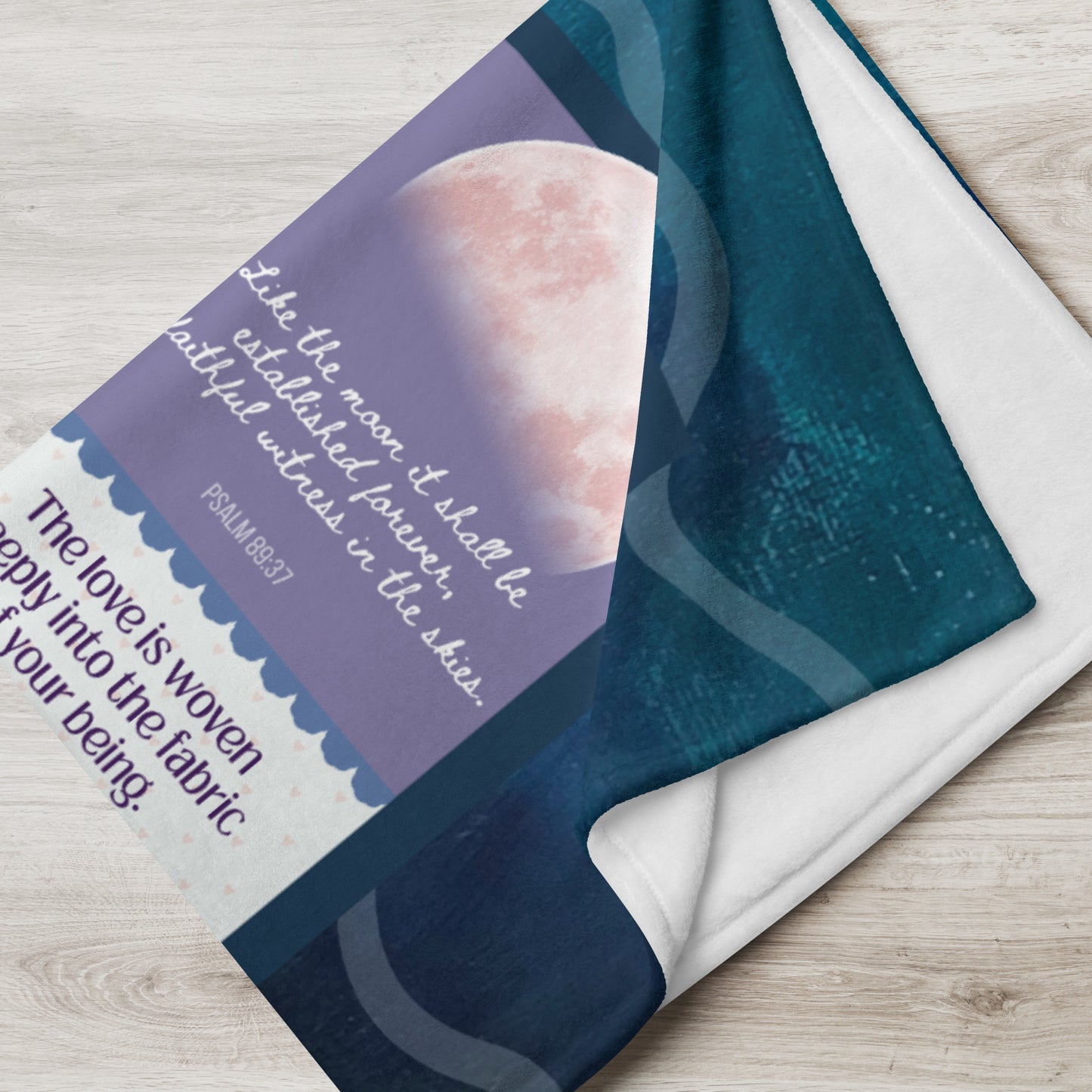 Grieving Heart Throw Blanket | Christian Sympathy Gift & Memorial Blanket