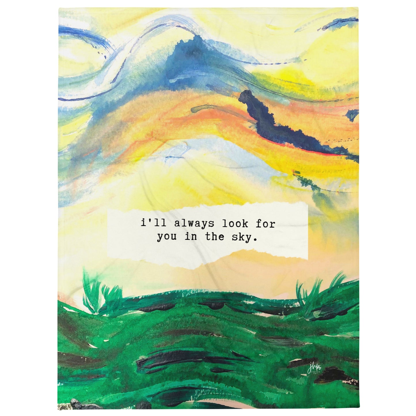 I'll Always Look For You In The Sky Throw Blanket