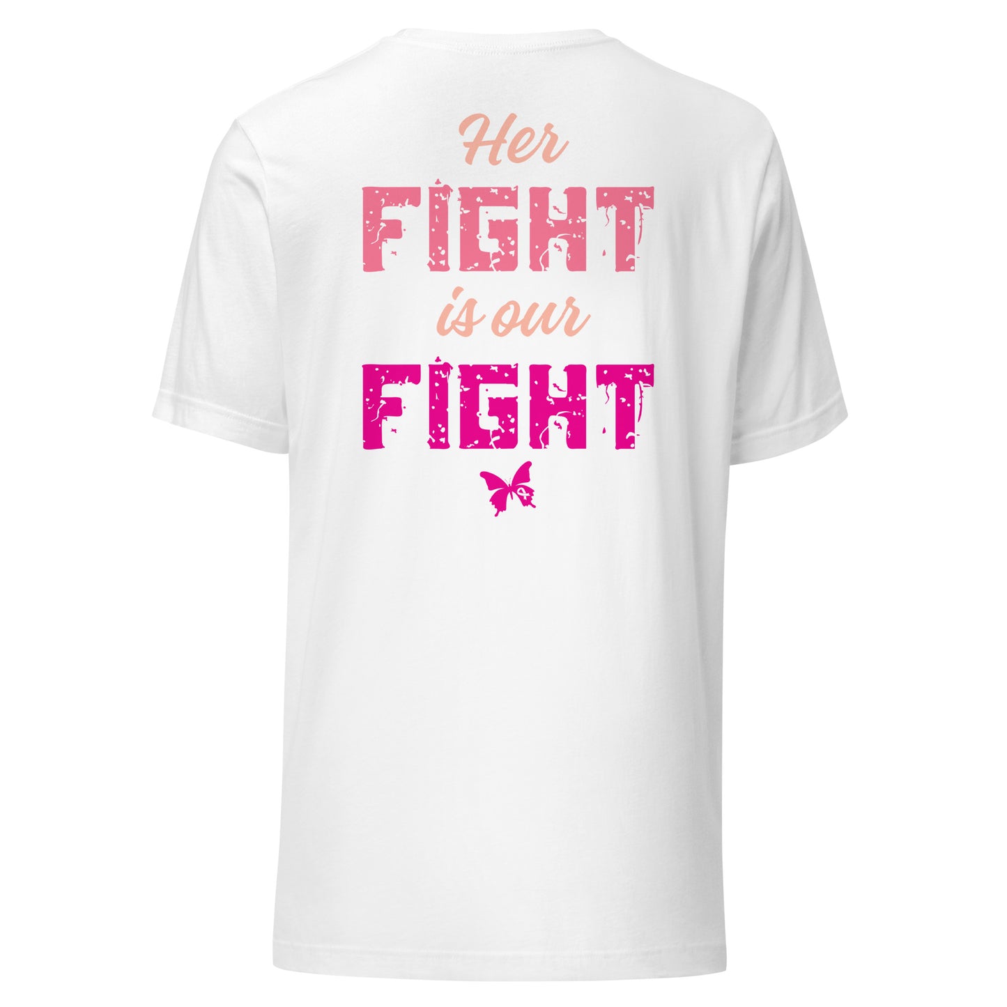 Kendra's Fight Butterfly Unisex t-shirt