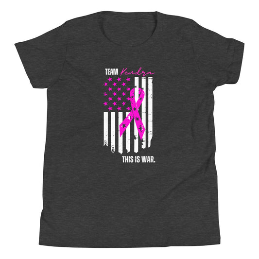 Kendra's Fight This is War Youth Short Sleeve T-Shirt
