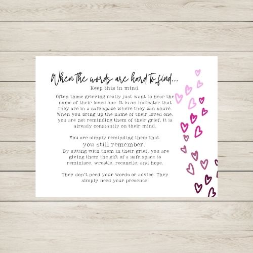 You've Been On My Mind:a postcard pack to support the one with the grieving heart.