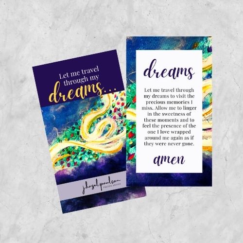 Dreams Prayer Card