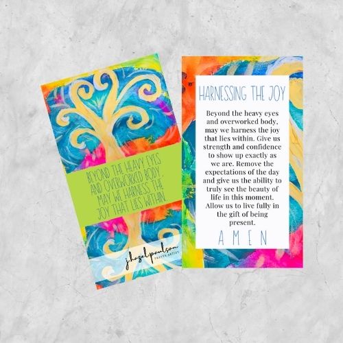Harnessing the Joy Prayer Card