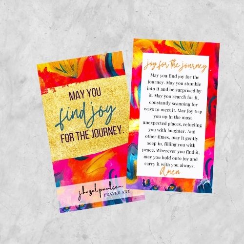 Joy for the Journey Prayer Card