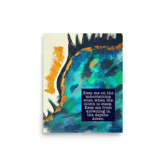 Keep Me from Drowning in the Depths 8x10" Print