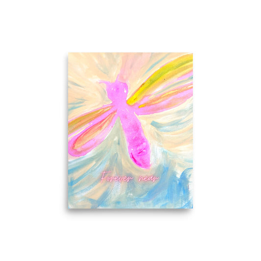 Forever Near Dragonfly 8x10" Print