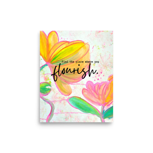 Flourish (My Secret Garden) 8x10" Print