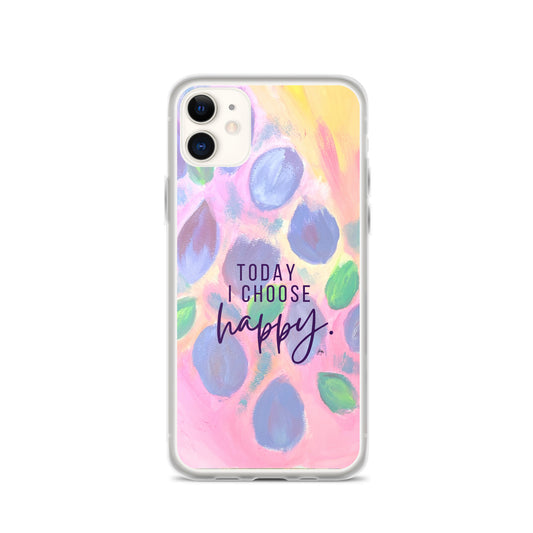 Today I Choose Happy (My Secret Garden, 4) iPhone Case