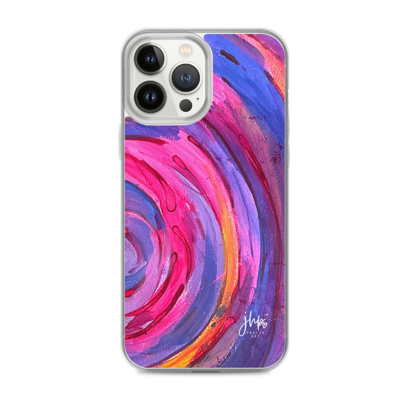 Purple Ripple iPhone Case