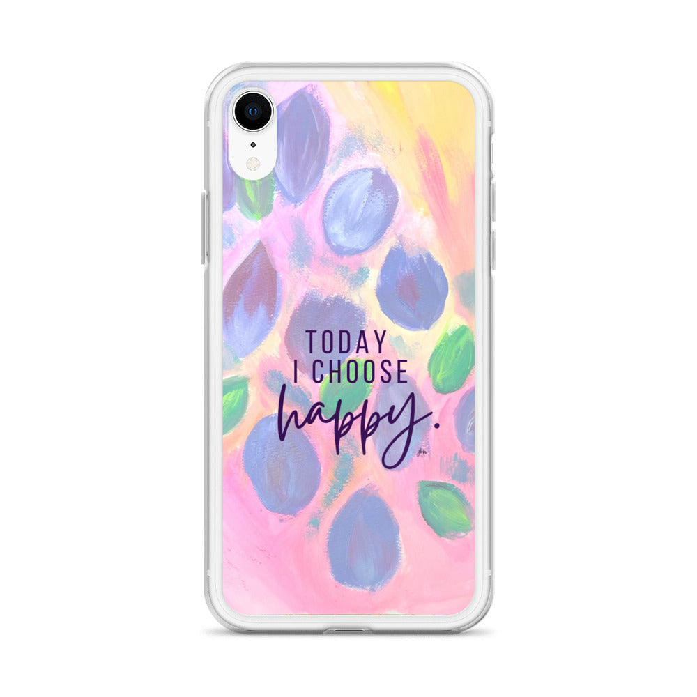 Today I Choose Happy (My Secret Garden, 4) iPhone Case