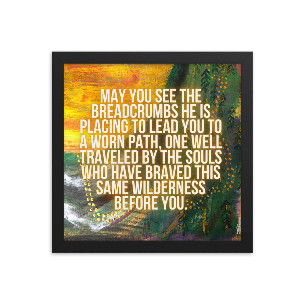 In the Wilderness Framed Print 12x12"