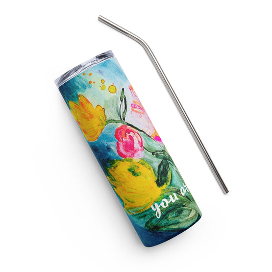 Lovely Stainless steel tumbler