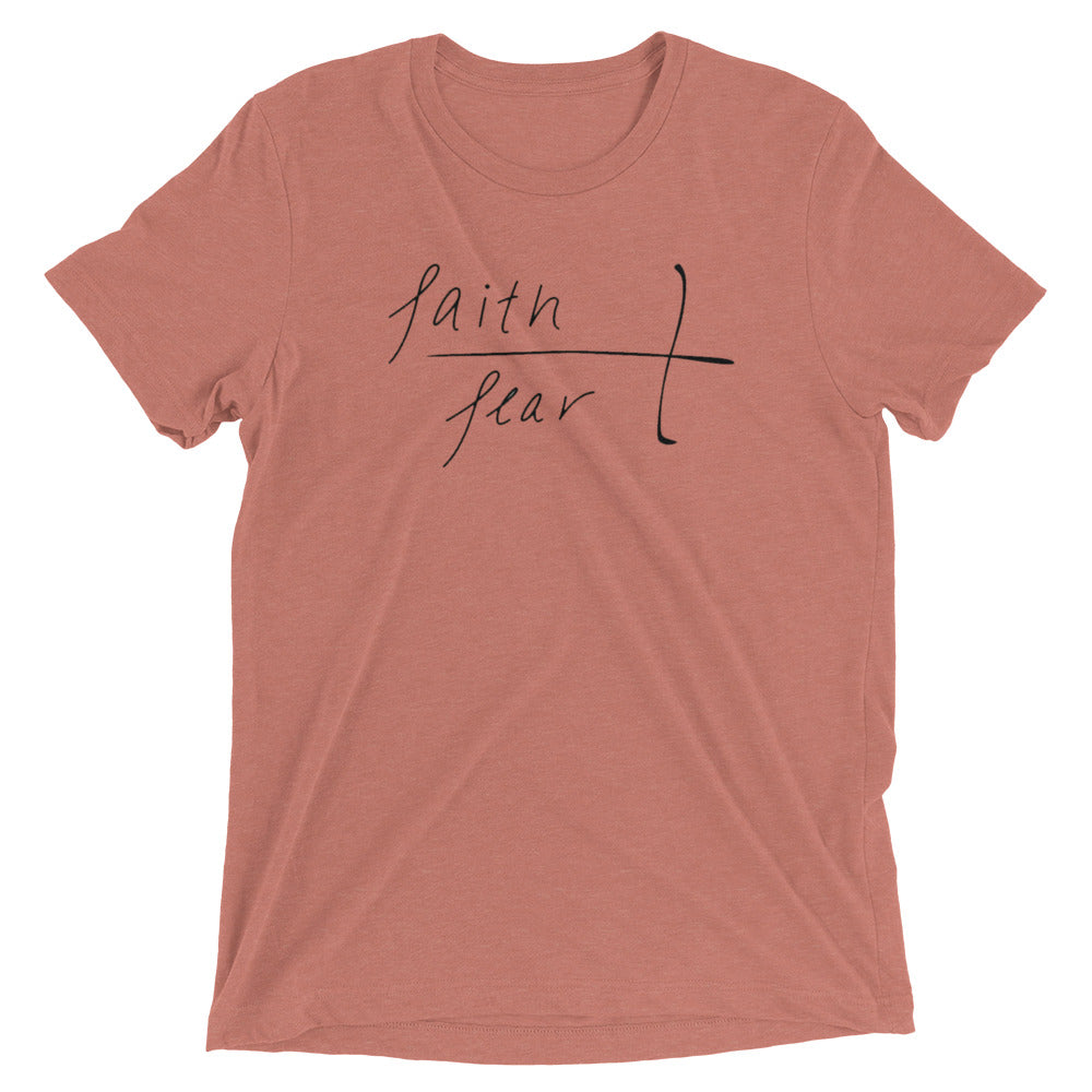 Faith Over Fear Short sleeve t-shirt