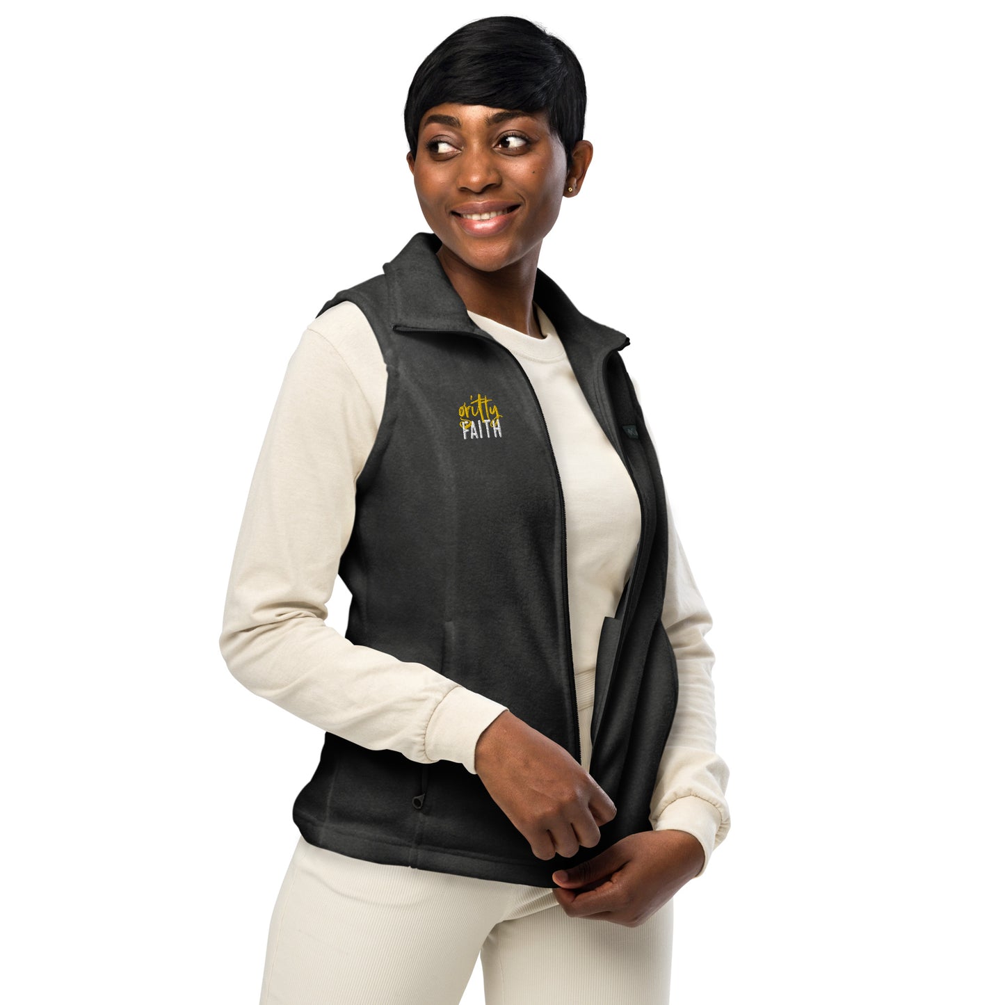 Gritty Faith Women’s Columbia fleece vest